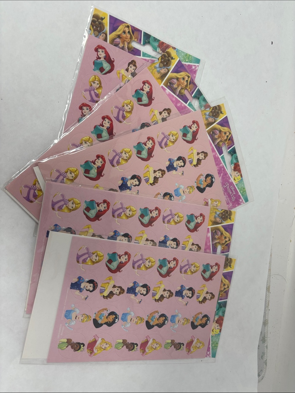Disney Princess 96 Stickers-Great For Crafts or Party Favors Kids Rewards
